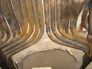 Tűztér csőcsere