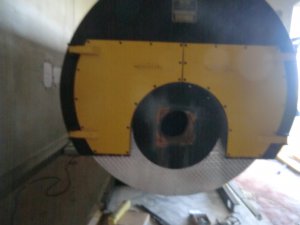Relocation of a steam boiler and its equipment