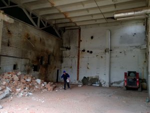 Relocation of a steam boiler room