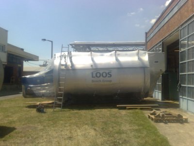 Installation of a steam boiler