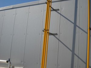 Technological pipe installation and locksmith works at a small power station