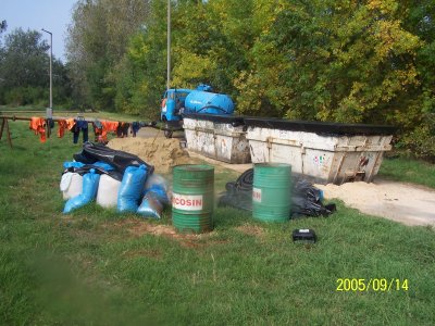 Periodic inspection of a mazut storage tank
