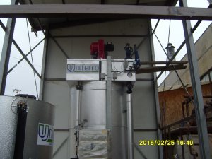 Installation of a steam generator and its equipment