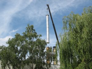 Kondenzációs füstgáz hőhasznosító rendszer telepítése