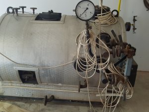 Installation of AKG 100/12 type boiler