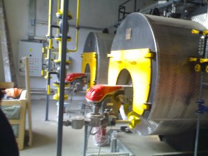 Installation of steam boilers