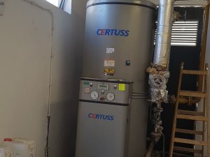 Certuss Universal 1300 gőzkazán csőkígyó csere