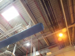 Erection of a new boiler room