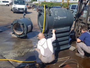 Viessmann Vitocrossal 300 kazánok javítása