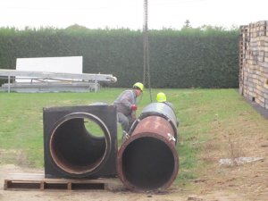 Relocation of a steam boiler room