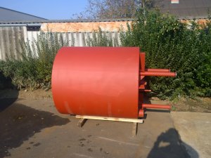 Manufacturing of a flue gas system and a silencer