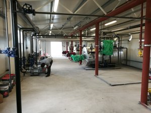 3db UKK50 és 1db ICI termoolaj kazán telepítése